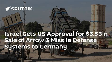 Israel aims to sell missile defense system to Germany
